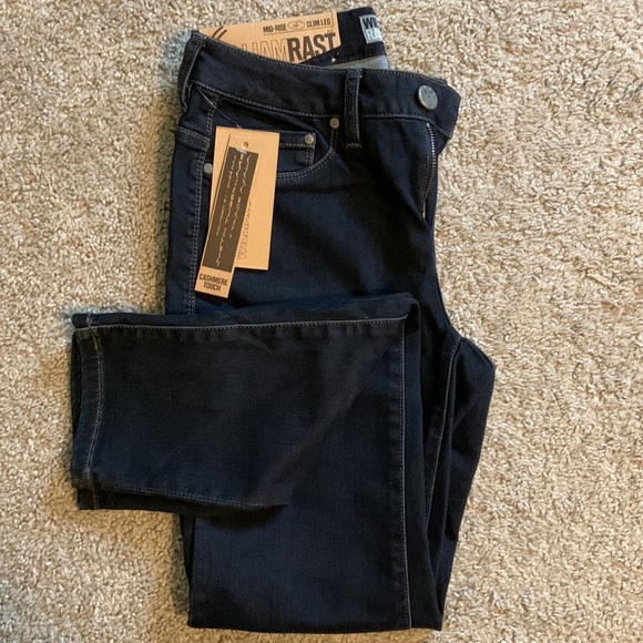 Brand New Mid Rise Dark Wash Jeans - Picture 4 of 6